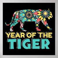 Chinese Year of the Tiger - Mandala