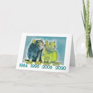Chinese Years of the Rat Card