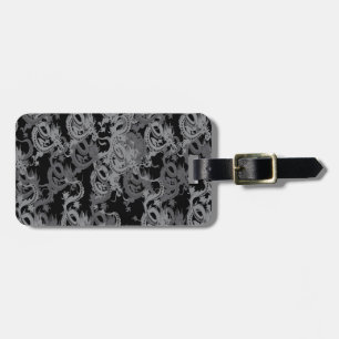 Chinese Ying Yang Dragon Luggage Tag