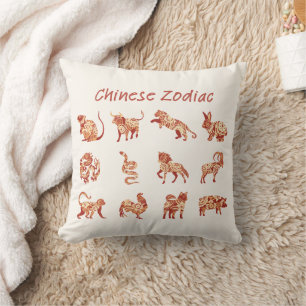 Chinese Zodiac Animal Sign  Cushion