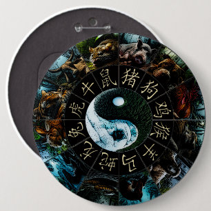 Chinese Zodiac Button