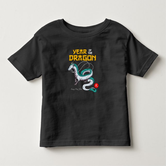Chinese Zodiac Dragon 2024 Toddler T-Shirt (Front)