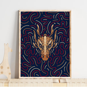 Chinese Zodiac Dragon   Zodiac Digital Print