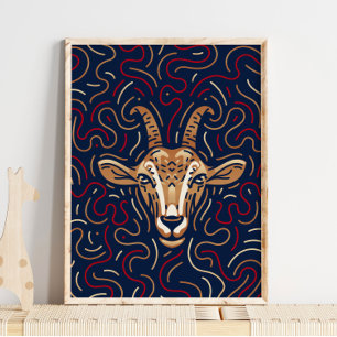 Chinese Zodiac Goat   Zodiac Digital Print