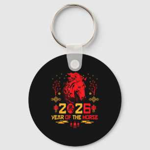 Chinese Zodiac Horse2026 Decorations Year Of The H Key Ring