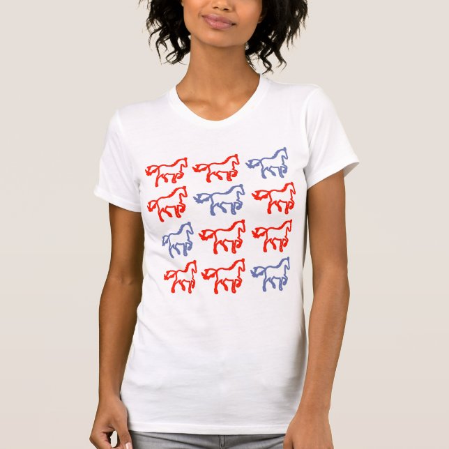 Chinese Zodiac Horse design T-Shirt (Front)