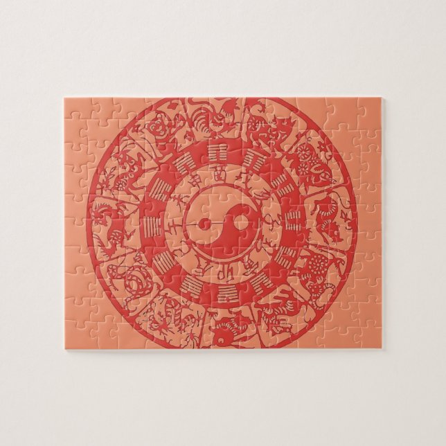 "Chinese Zodiac" Jigsaw Puzzle (Horizontal)