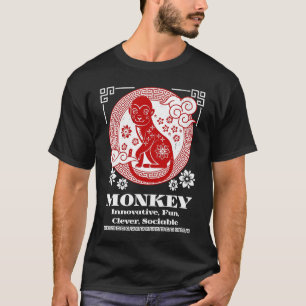 Chinese Zodiac Monkey Personality T-Shirt