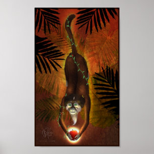 Chinese Zodiac Monkey Poster