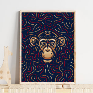 Chinese Zodiac Monkey   Zodiac Digital Print