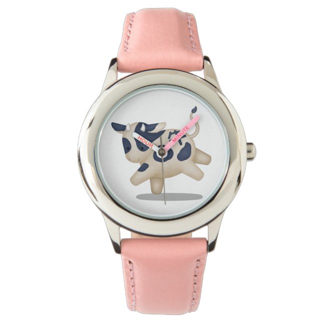 Chinese Zodiac Ox Cute Astrology Sign Watch (Front)