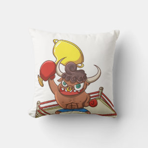 Chinese zodiac pattern-Cow Crossbody Bag Cushion