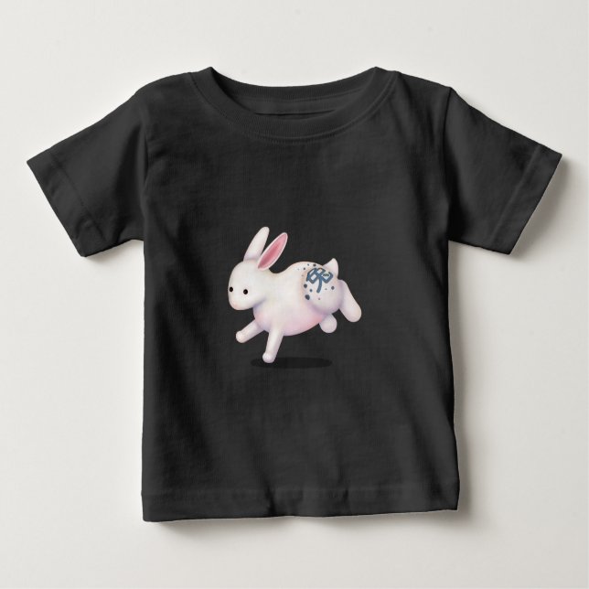 Chinese Zodiac Rabbit Cute Astrology Sign Baby T-Shirt (Front)