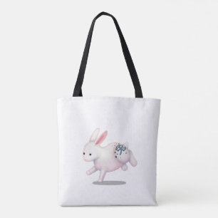 Chinese Zodiac Rabbit Cute Astrology Sign Tote Bag