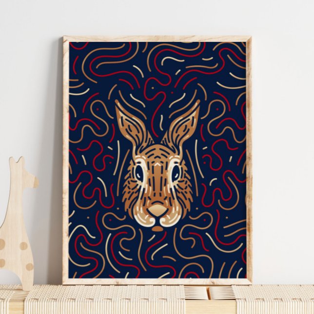 Chinese Zodiac Rabbit | Zodiac Digital Print (Creator Uploaded)