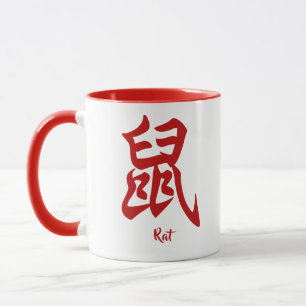 Chinese Zodiac Rat Mug
