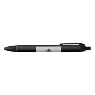 Chinese zodiac sign Tiger black Blue Ink Pen