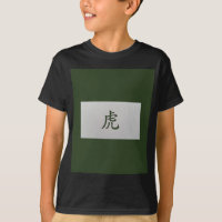 Chinese zodiac sign Tiger green