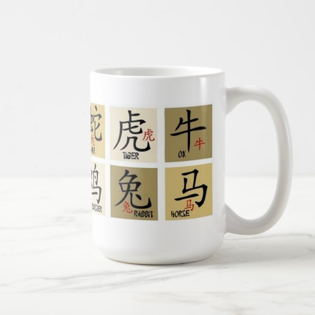 Chinese Zodiac Signs Mug (Right)