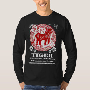 Chinese Zodiac Tiger Personality T-Shirt