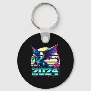 Chinese Zodiac Year Of The Dragon Polygon  Key Ring
