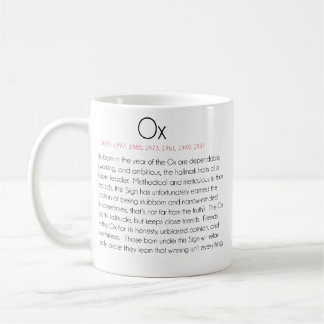 Chinese Zodiac (Year of the Ox) 2 Coffee Mug
