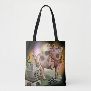 Chinese Zodiac Year of the Pig Tote Bag