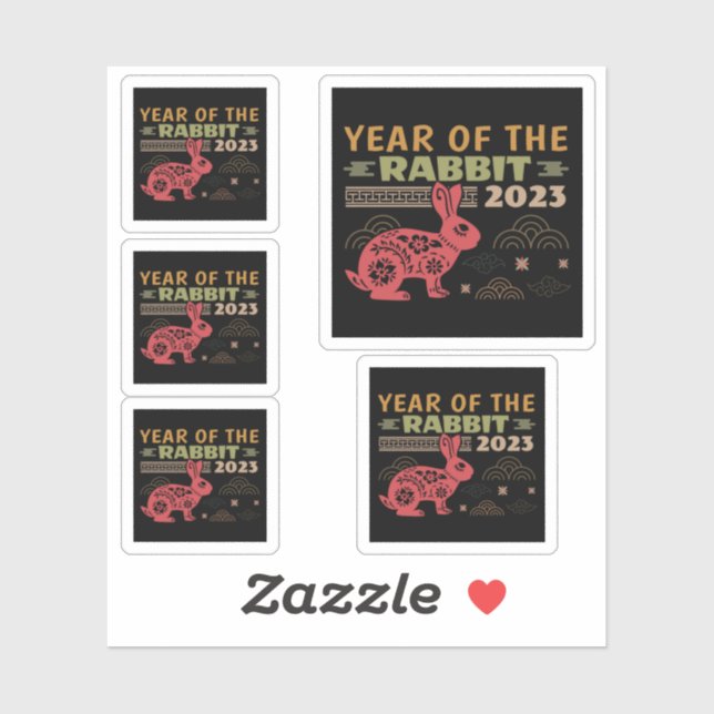 Chinese Zodiac Year of the Rabbit 2023 (Sheet)