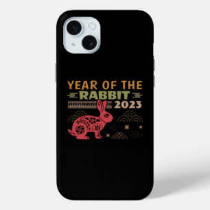 Chinese Zodiac Year of the Rabbit 2023 iPhone 15 Mini Case