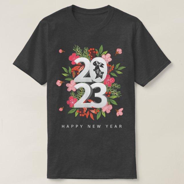 Chinese Zodiac  Year Of The Rabbit  Chinese New Ye T-Shirt (Design Front)