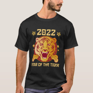 Chinese Zodiac Year Of The Tiger 2022 Happy New Ye T-Shirt