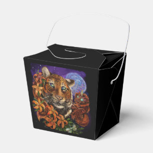 Chinese Zodiac Year of the Tiger 2022 New Art Favour Box