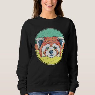 Chinese Zoo Animal Wildlife Forest Red Panda Sweatshirt