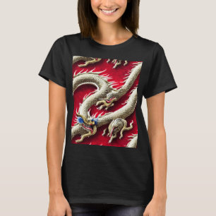 Chinesse Dragon Illustration T-Shirt