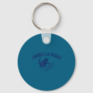 Chinga la migra abolish ice human rights awareness key ring