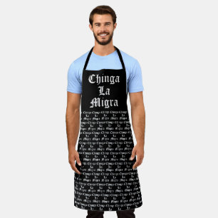 Chinga LA Migra Apron