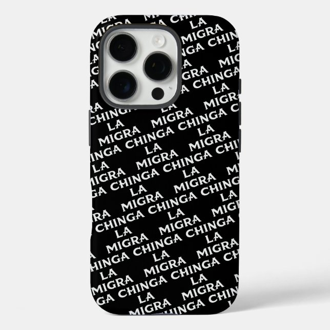 Chinga LA Migra Case-Mate iPhone Case (Back)