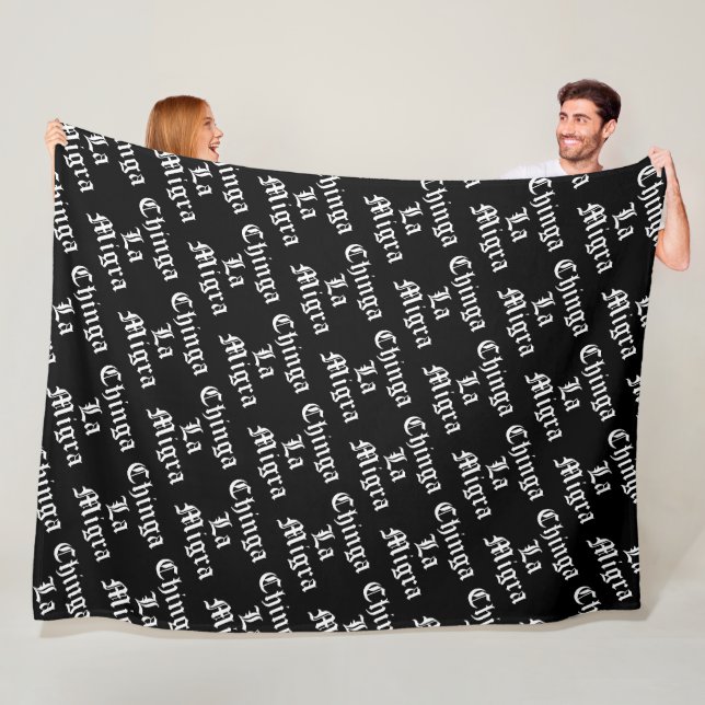 Chinga LA Migra Fleece Blanket (In Situ)