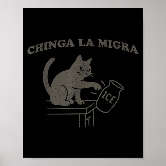 Chinga La Migra Pro Immigration Human Rights Aboli Poster (Front)