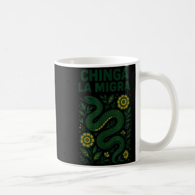 Chinga La Migra Resist Ice  Coffee Mug (Right)