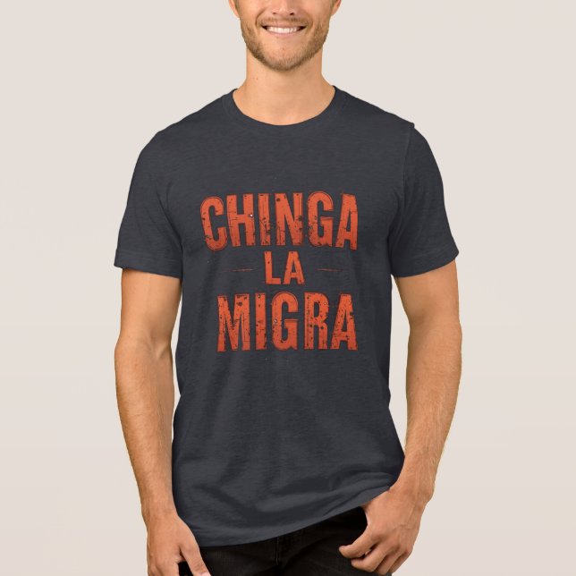 Chinga La Migra Shirt – Bold Protest & Activism (Front)
