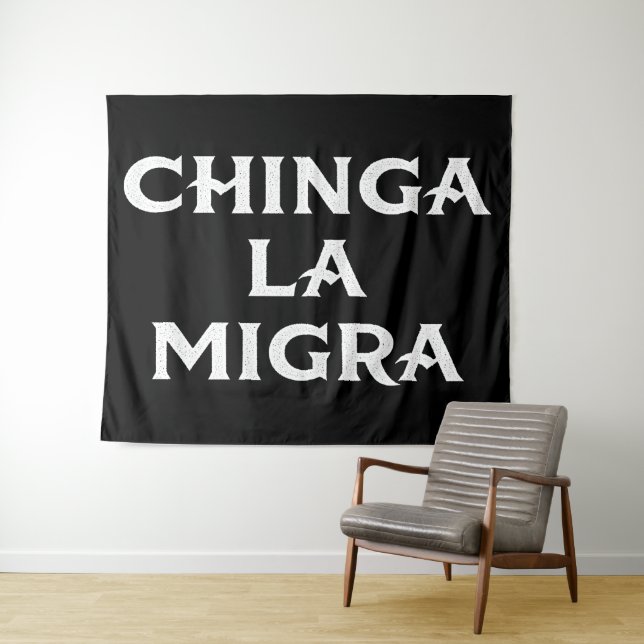 Chinga LA Migra Tapestry (In Situ (Horizontal))