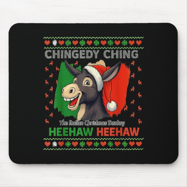Chingedy Ching Dominick The Italian Christmas Xmas Mouse Pad (Front)