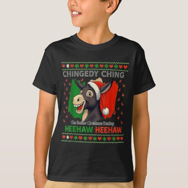Chingedy Ching Dominick The Italian Christmas Xmas T-Shirt (Front)