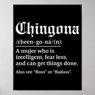 Chingona Definition, Chillona Pero Chingona  Poster