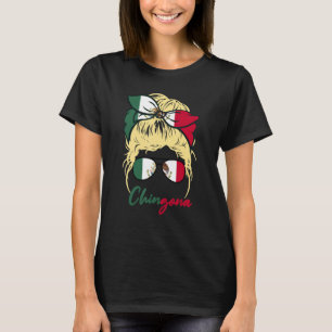 Chingona Mexican Girl Light Hair Blonde Mexicana G T-Shirt