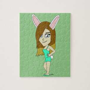 Chini Bunny girl Jigsaw Puzzle