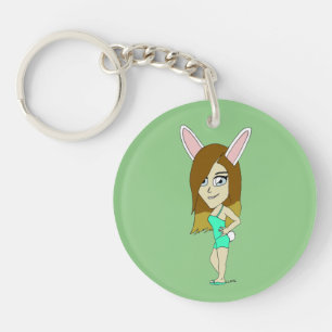 Chini Bunny girl  Key Ring
