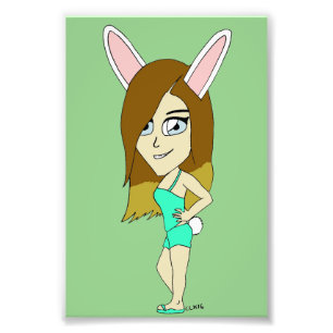 Chini Bunny girl  Photo Print