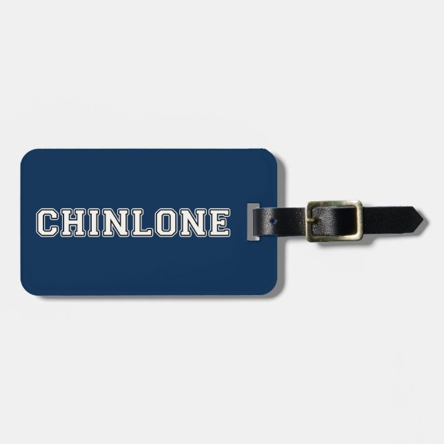 Chinlone Luggage Tag (Front Horizontal)